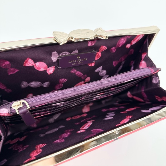 Kate Spade New York Candy Shop Wrapper Sweet Candy Box Novelty Clutch - Picture 12 of 16